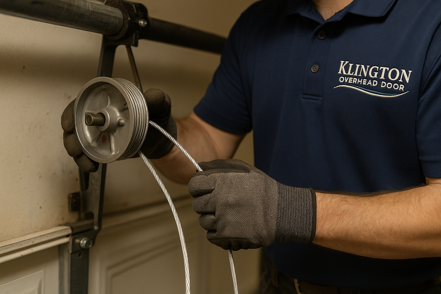 Garage Door Cable Repair in Jackson Township