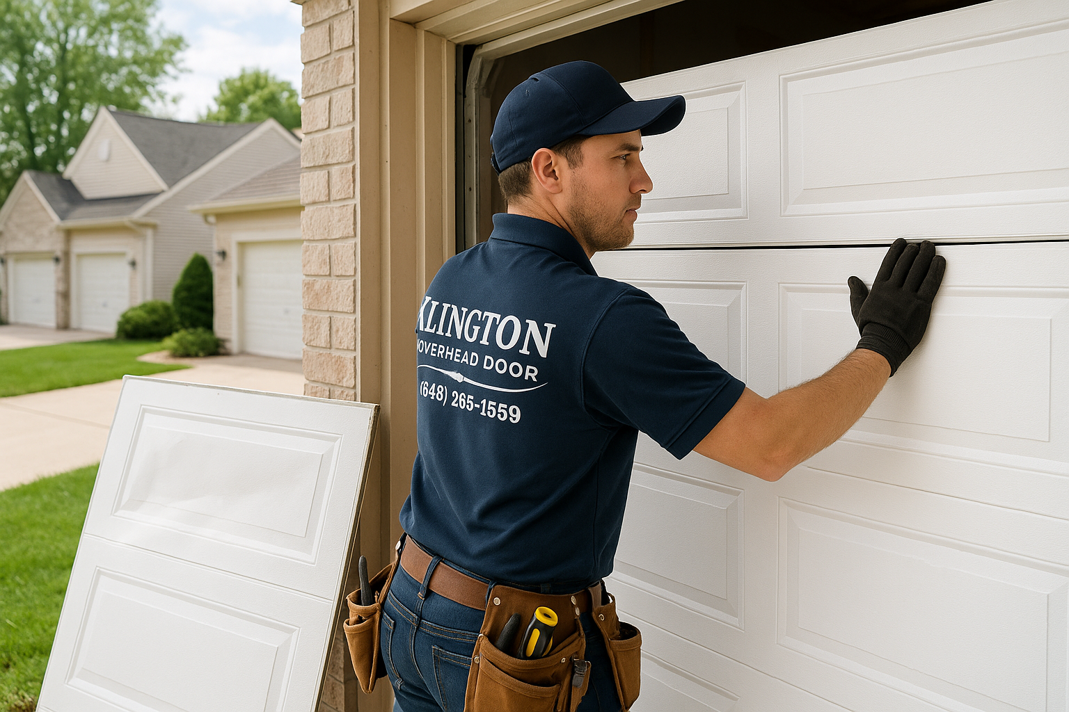 Garage Door Panel Replacement in Jackson Township