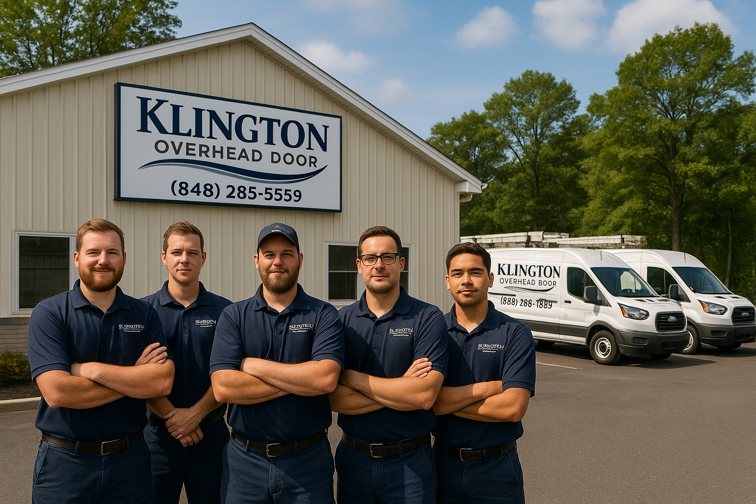 Professional garage door service in Jackson Township
